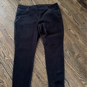 Kut from the Kloth black corduroy pants